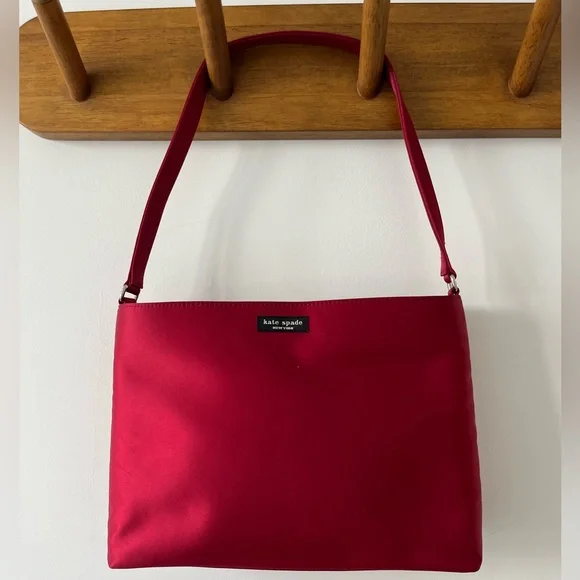 kate spade | Bags | Kate Spade Red Satin Bag From The 9s  display picture 1